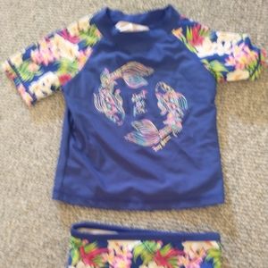 Girls blue Tommy Bahama tankini